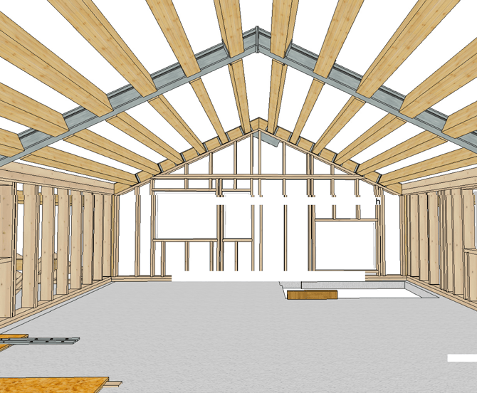 Aufstockung eines Einfamilienhauses in Starnberg Plan