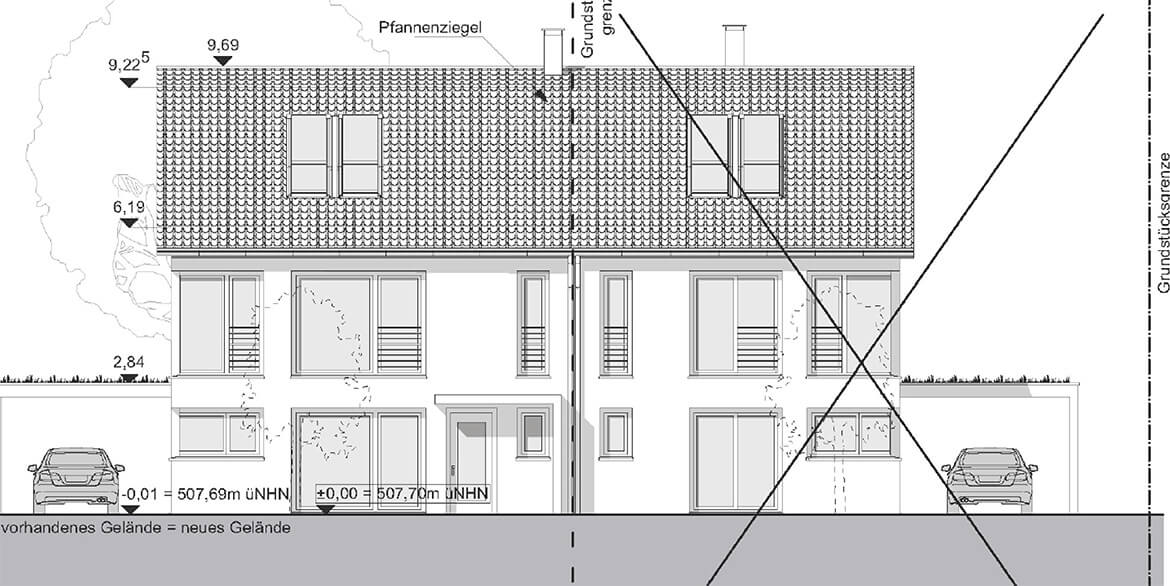 Doppelhaushälfte mit Einliegerwohnung