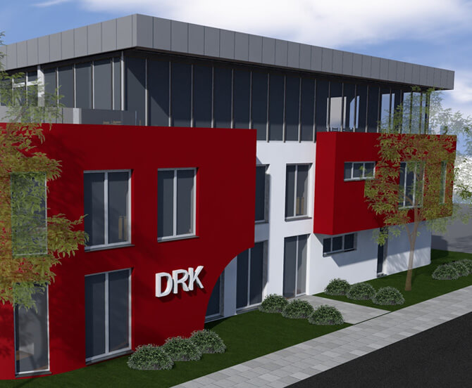 DRK Verwaltungsgebäude Front