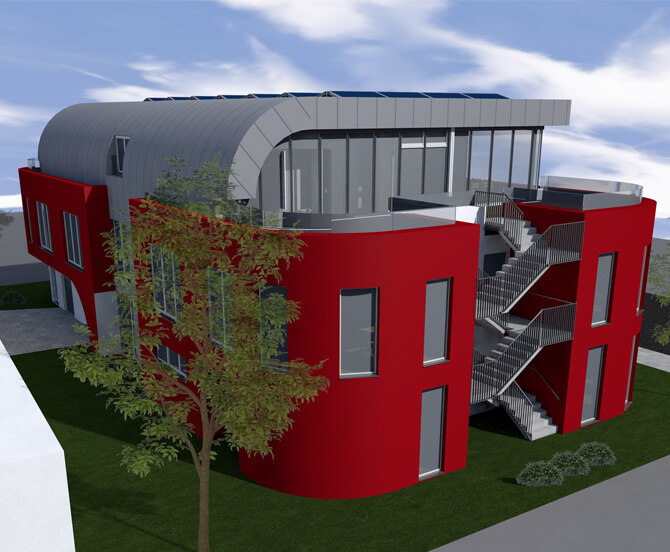 DRK Verwaltungsgebäude Treppe