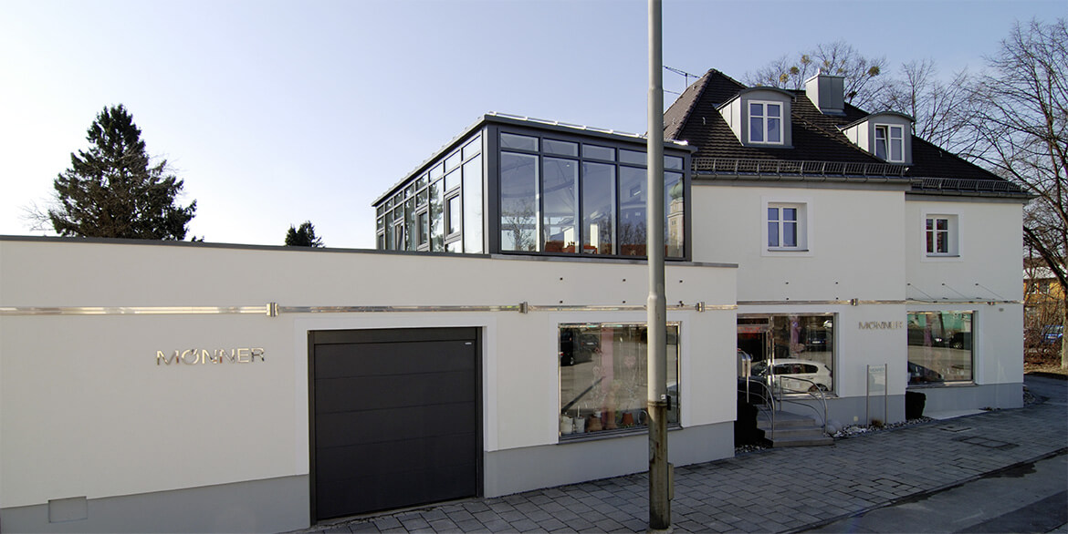 Errichtung eines Glas-Pavillon in München