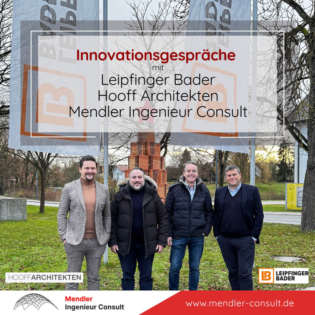 Gesprächsrunde Nachhaltiges und innovatives Bauen bei Leipfinger-Bader am 06.12.2024