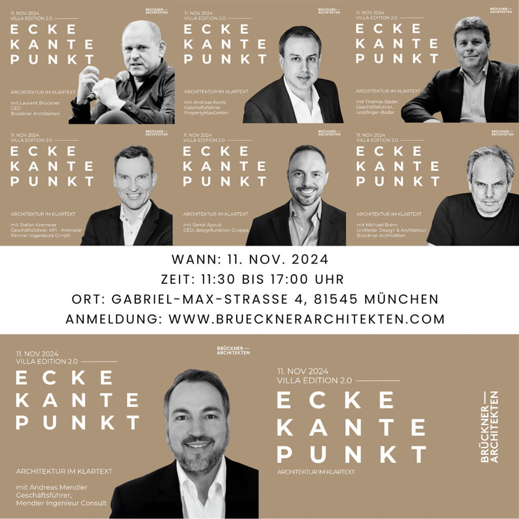 Impulsvortrag am 11.11.2024 bei Brückner Architekten in Harlaching