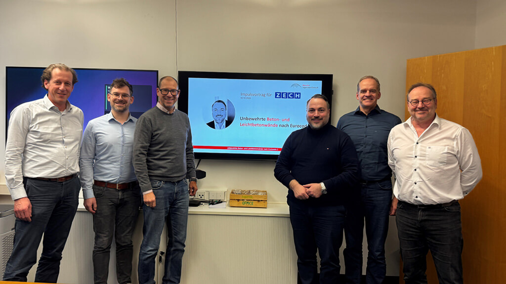 Impulsvortrag unbewehrte Betonwände für die Baufirma Zech Bau am 12.12.2024