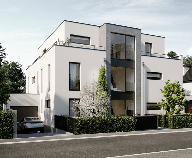 Mehrfamilienhauses mit 3 Wohnungen in München Straße