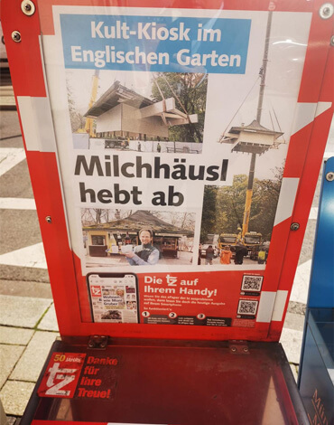 Milchhäusl hebt ab
