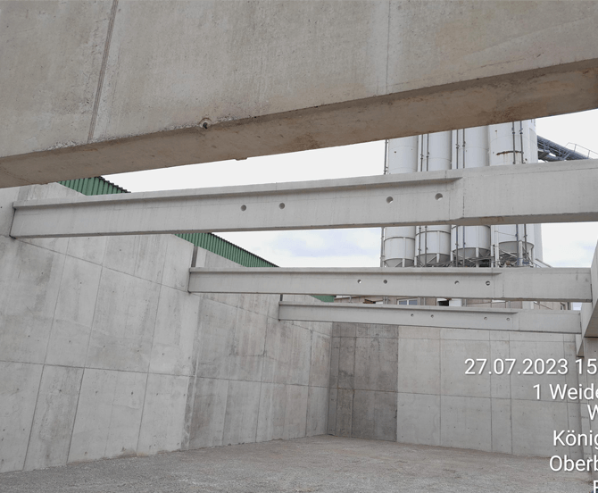 Neubau einer LKW-Abstellhalle Grund