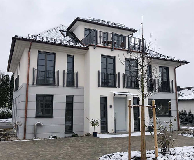 Neubau einer Villa in Puchheim Front