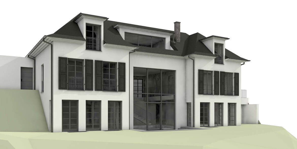 Neubau einer Villa in Söcking bei Starnberg