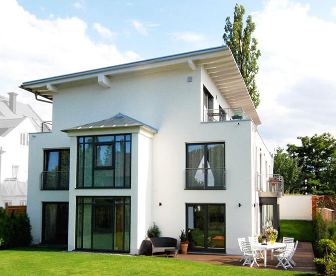 Neubau eines Mehrfamilienhauses mit 7 Wohnungen Front