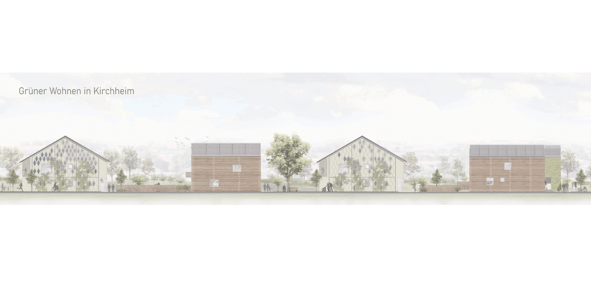 Neubau von 11 nachhaltigen Wohngebäuden in Kirchheim