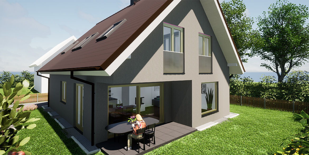 Neubau von zwei Einfamilienhäusern in Krailling