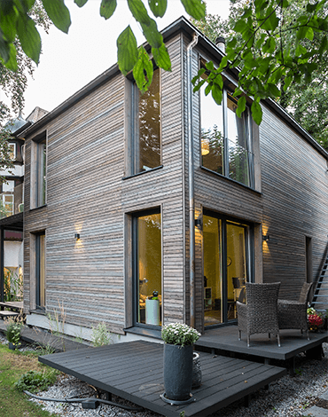 Anbau an einer denkmalgeschützten Villa in  München