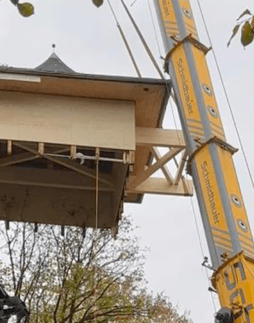 Sanierung mit nachträglicher Unterkellerung des MilchHäusls am Englischen Garten in München