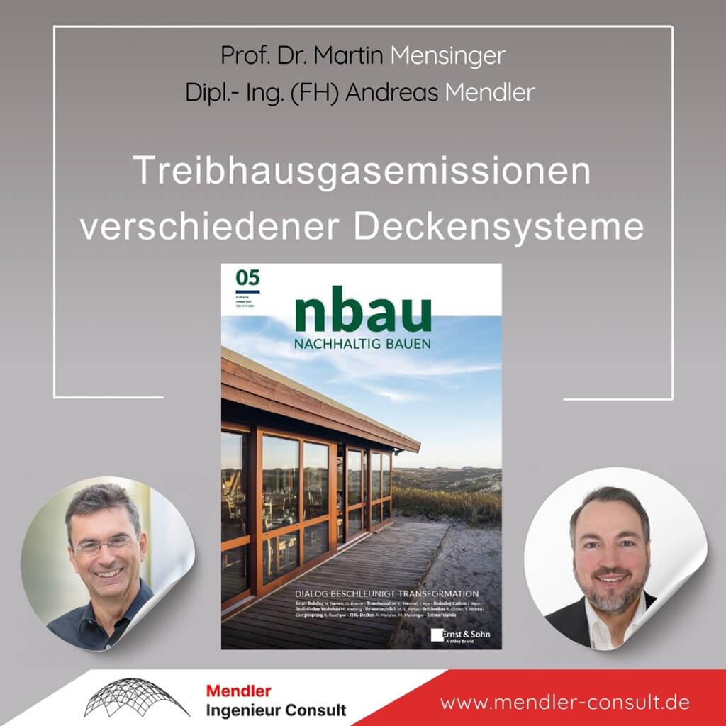 Treibhausgasemissionen verschiedener Deckensysteme in der nbau