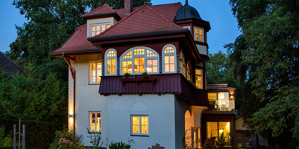 Umbau einer denkmalgeschützten Villa in München