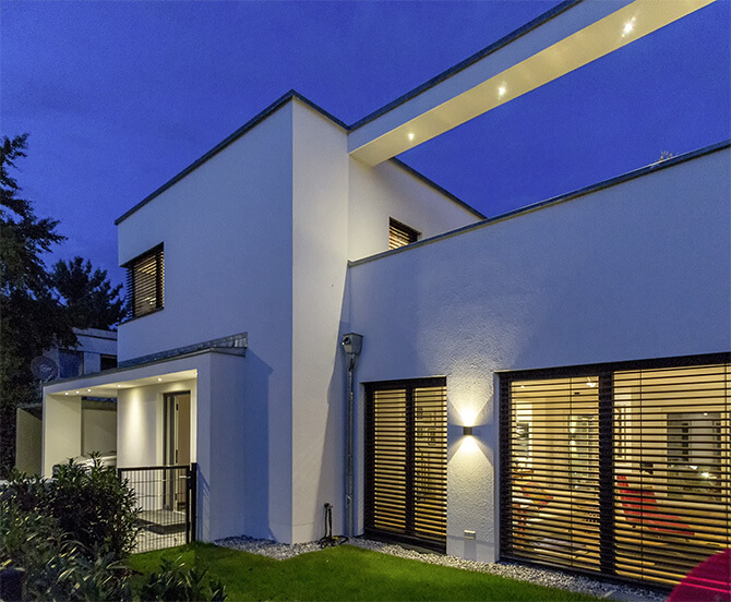 Villa in München Beleuchtung