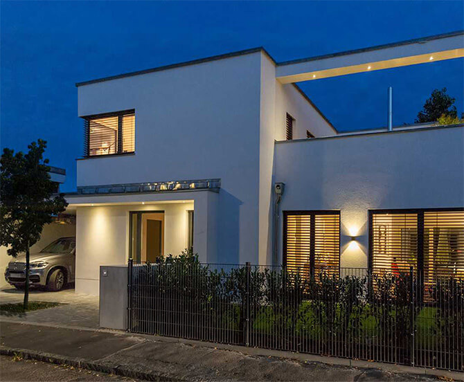 Villa in München mit Garage