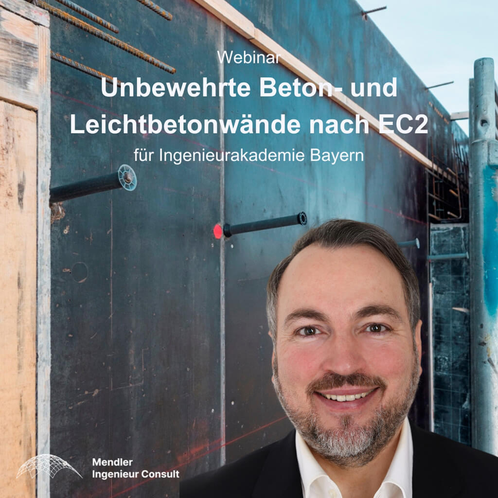 Seminar unbewehrten Beton- und Leichtbetonwänden für Ingenieureakademie Bayern am 08.10.2025