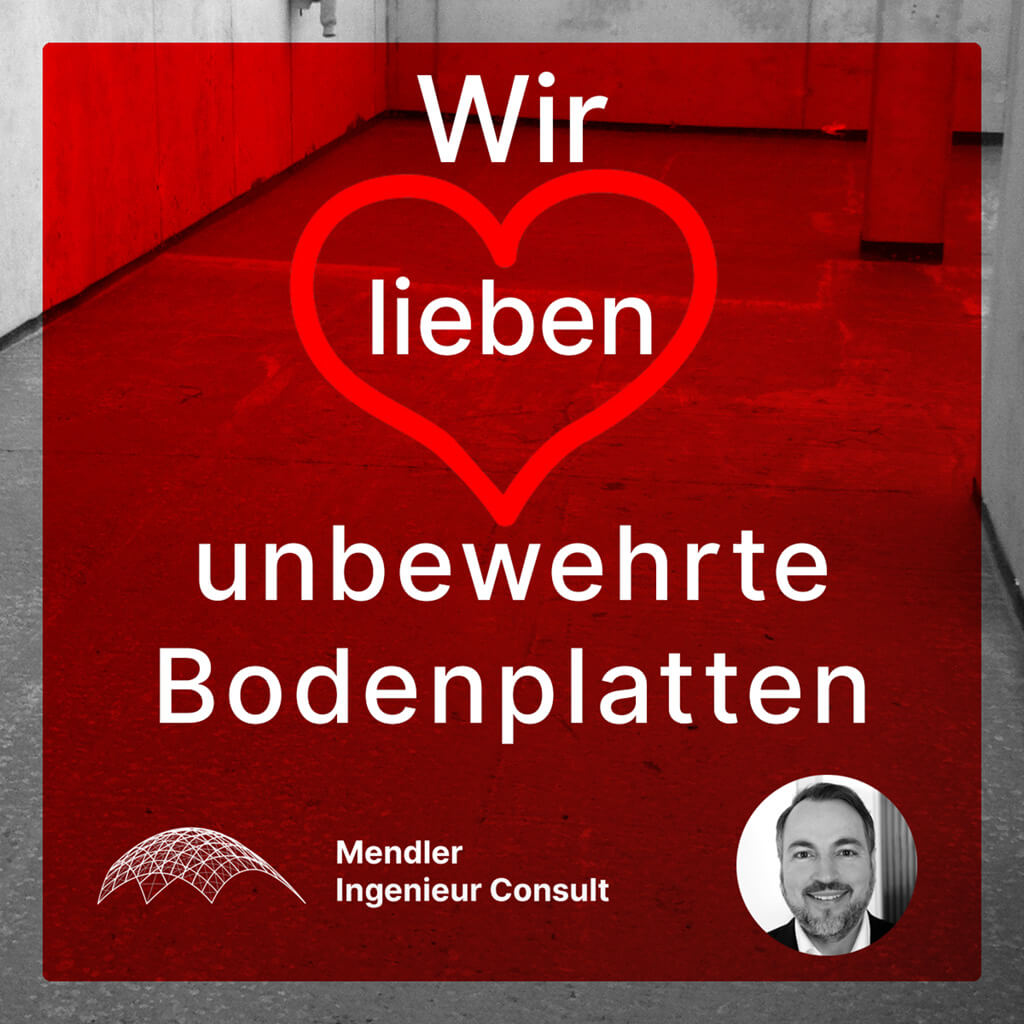 Wir lieben unbewehrte Bodenplatten