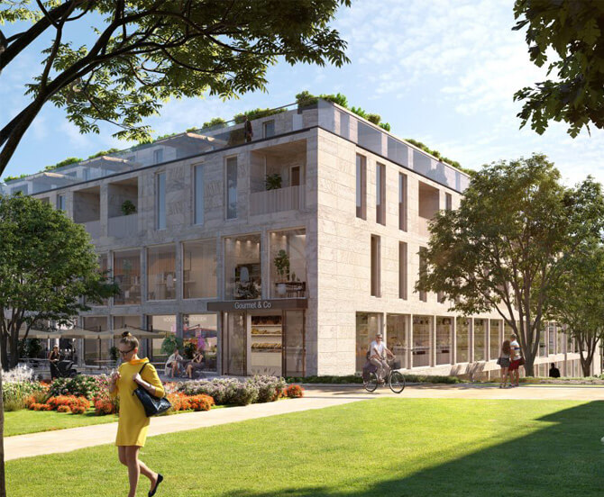 Wohnquartier Monsheimer Straße in Worms Front