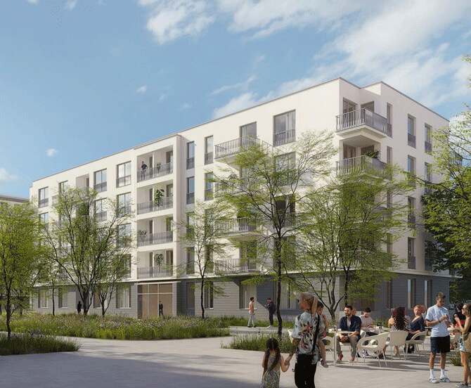 Wohnquartieres Joseph in Bayreuth Front