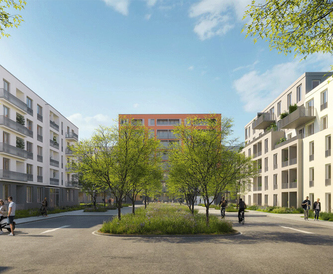 Wohnquartieres Joseph in Bayreuth Park